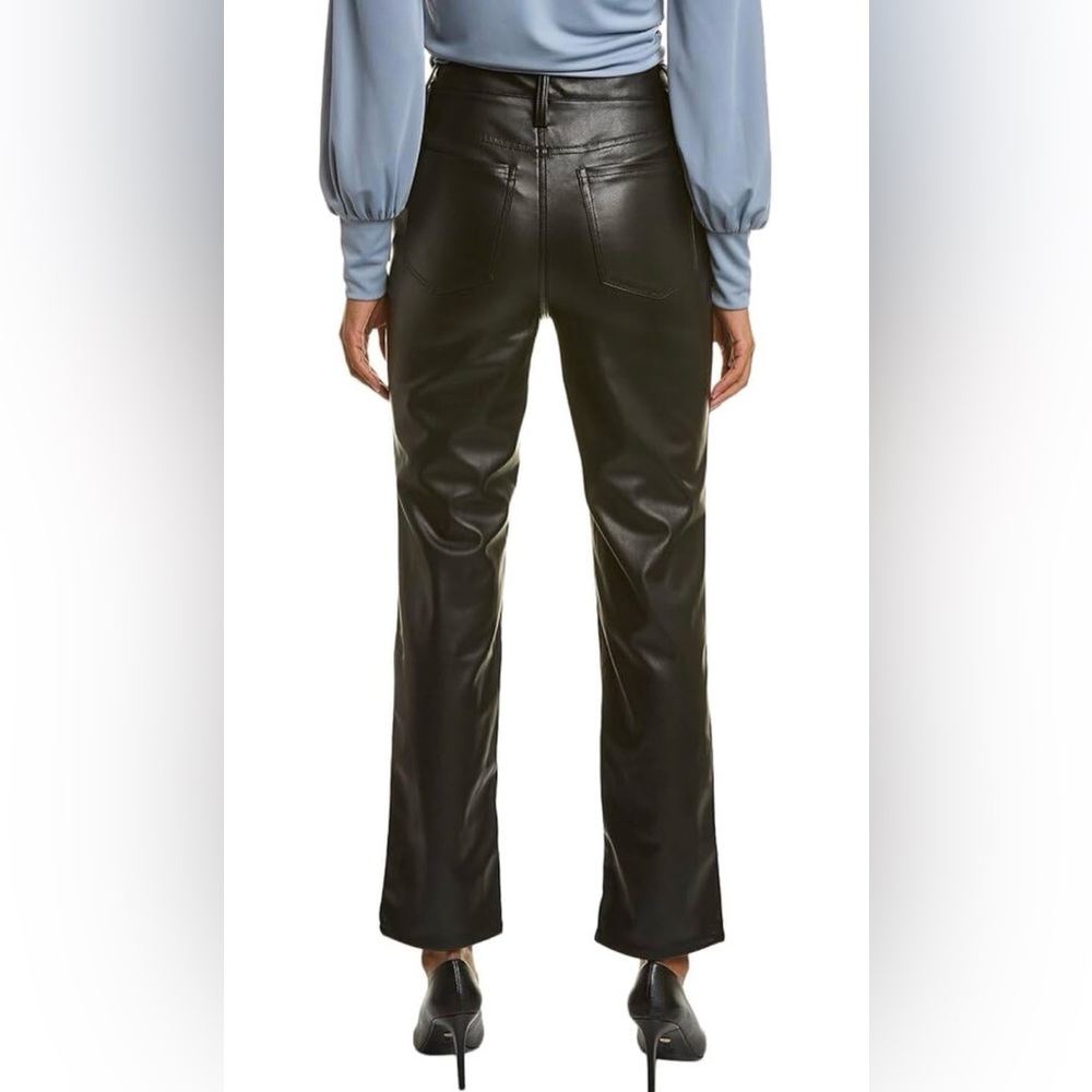 JOE’s Jeans Faux Leather Cropped Ankle Flare Bootcut Women Size 26 $218 MSRP NWT - Picture 2 of 9